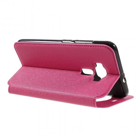 Чехол с окном для ASUS Zenfone 3 ZE552KL (розовый)