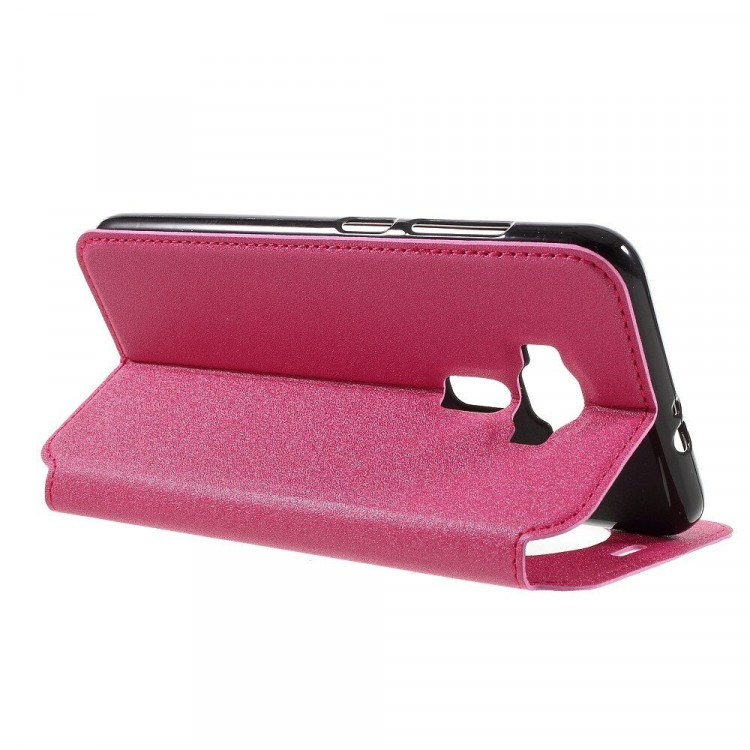 Чехол с окном для ASUS Zenfone 3 ZE552KL (розовый)