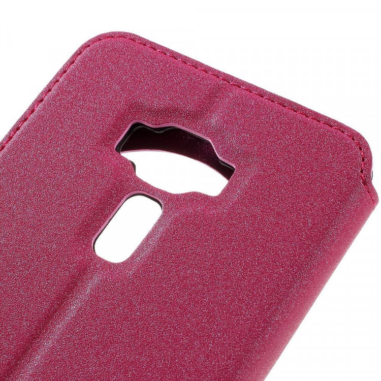 Чехол с окном для ASUS Zenfone 3 ZE552KL (розовый)