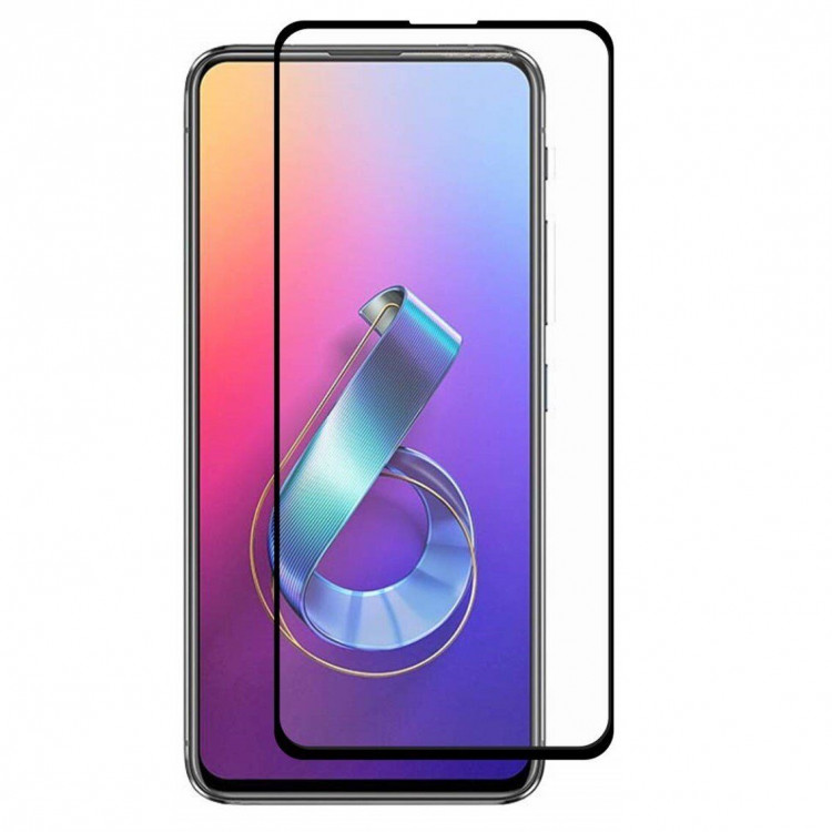 Защитное стекло 3D для Asus Zenfone 6 ZS630KL (черный)