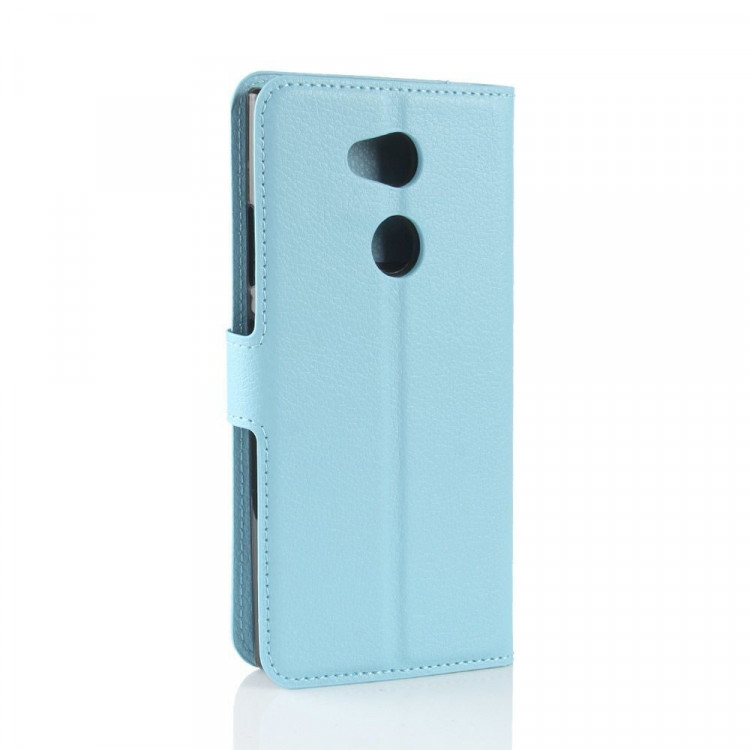 Чехол с визитницей для Sony Xperia L2 (голубой)