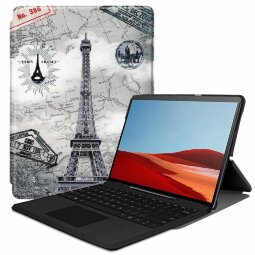 Чехол для Microsoft Surface Pro X (Eiffel Tower)