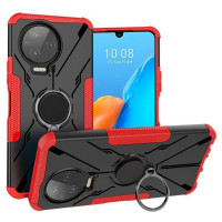 Чехол Armor Shockproof Ring Holder для Infinix NOTE 12 PRO (черный + красный)