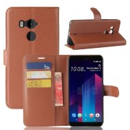 Чехол с визитницей для HTC U11+ (коричневый) Чехол с визитницей для HTC U11+ (коричневый)