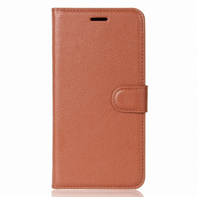 Чехол с визитницей для HTC U11+ (коричневый)
