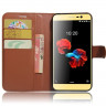 Чехол с визитницей для ZTE Blade A910 (коричневый)