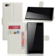 Чехол с визитницей для DOOGEE Y300 (белый) Чехол с визитницей для DOOGEE Y300 (белый)