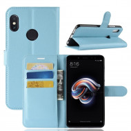 Чехол с визитницей для Xiaomi Redmi Note 5 / 5 Pro (голубой) Чехол с визитницей для Xiaomi Redmi Note 5 / 5 Pro (голубой)