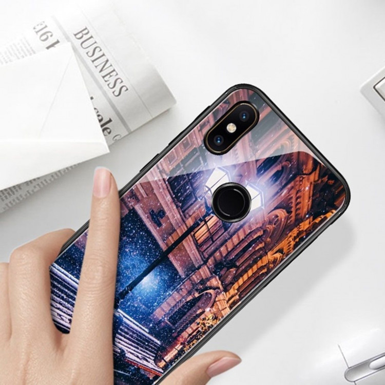 Чехол-накладка для Xiaomi Mi Mix 2s (Street Lamp)