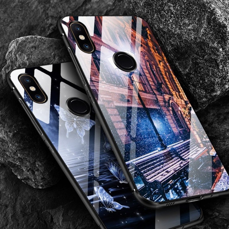 Чехол-накладка для Xiaomi Mi Mix 2s (Street Lamp)