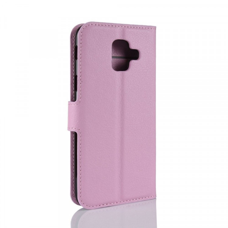 Чехол с визитницей для Samsung Galaxy A6 (розовый)