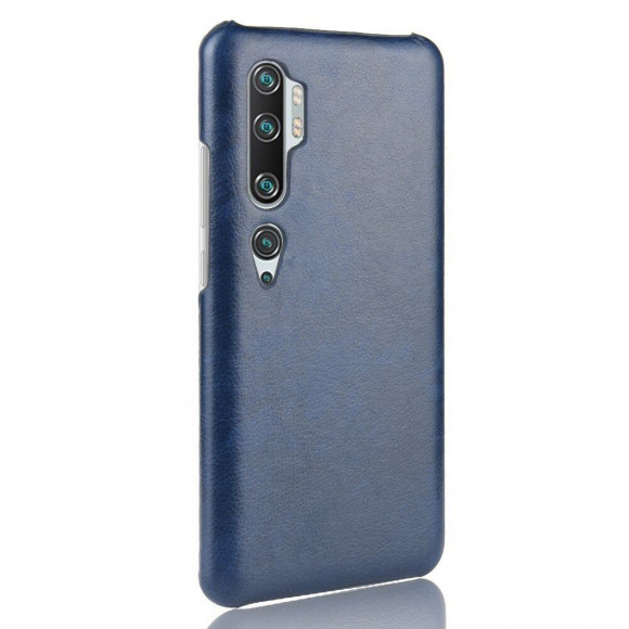 Кожаная накладка-чехол для Xiaomi Mi Note 10 / Mi Note 10 Pro / Mi CC9 Pro (синий) Кожаная накладка-чехол для Xiaomi Mi Note 10 / Mi Note 10 Pro / Mi CC9 Pro (синий)