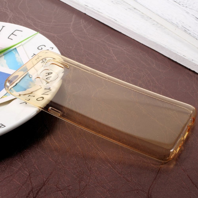 Силиконовый TPU чехол для Samsung Galaxy S8 (золотой)