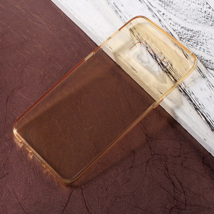 Силиконовый TPU чехол для Samsung Galaxy S8 (золотой)