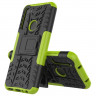 Чехол Hybrid Armor для Xiaomi Redmi Note 8T (черный + зеленый)
