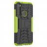Чехол Hybrid Armor для Xiaomi Redmi Note 8T (черный + зеленый)