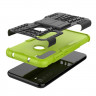 Чехол Hybrid Armor для Xiaomi Redmi Note 8T (черный + зеленый)