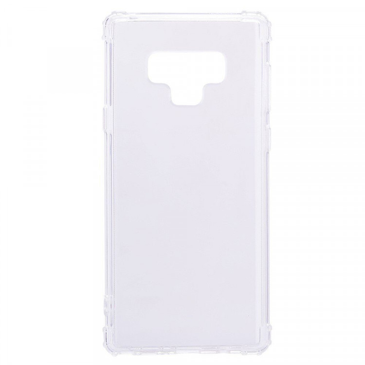 Силиконовый чехол с усиленными бортиками для Samsung Galaxy Note 9 (прозрачный)
