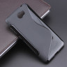 Нескользящий чехол для Huawei Y5 II / Honor 5A (LYO-L21) (черный)