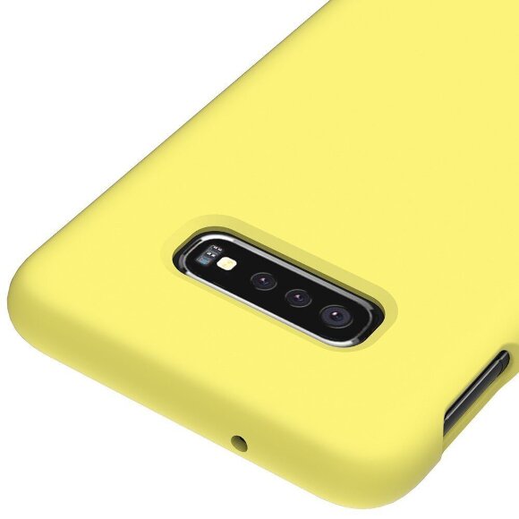 Силиконовый чехол Mobile Shell для Samsung Galaxy S10e (желтый) Силиконовый чехол Mobile Shell для Samsung Galaxy S10e (желтый)