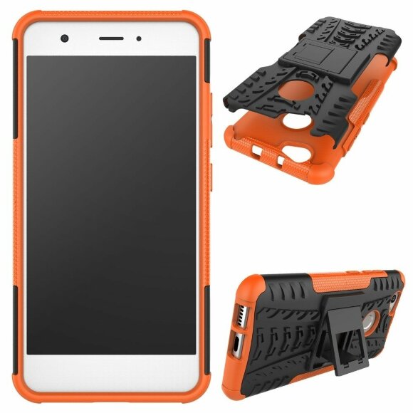 Чехол Hybrid Armor для Huawei Nova (черный + оранжевый) Чехол Hybrid Armor для Huawei Nova (черный + оранжевый)