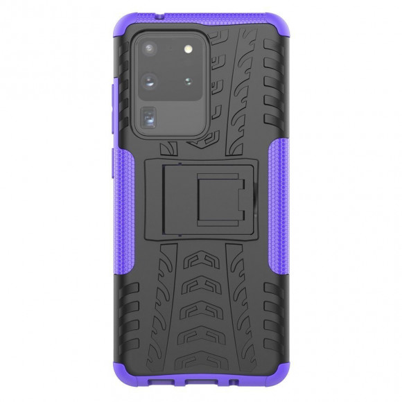 Чехол Hybrid Armor для Samsung Galaxy S20 Ultra (черный + фиолетовый) Чехол Hybrid Armor для Samsung Galaxy S20 Ultra (черный + фиолетовый)