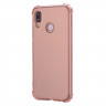 Силиконовый чехол с усиленными бортиками для Huawei P20 Lite / nova 3e (розовый)