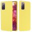 Силиконовый чехол Mobile Shell для Samsung Galaxy S20 FE (желтый)