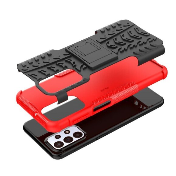 Чехол Hybrid Armor для Samsung Galaxy A23 4G (черный + красный) Чехол Hybrid Armor для Samsung Galaxy A23 4G (черный + красный)