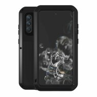 Гибридный чехол LOVE MEI для Samsung Galaxy S21 FE (черный)