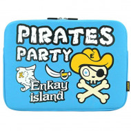 Чехол ENKAY Pirates Party для MacBook Air / Pro 15.6 (голубой) Чехол ENKAY Pirates Party для MacBook Air / Pro 15.6 (голубой)