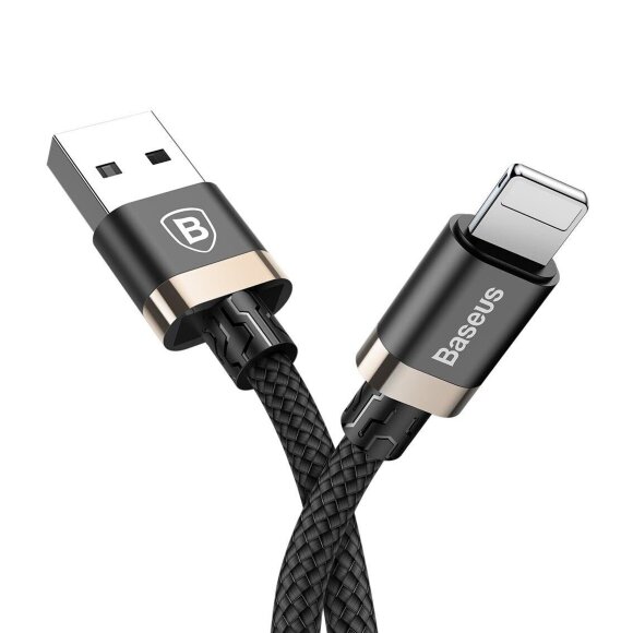 Кабель Baseus USB 3.0 - Lightning - 1,5м. (черный + золотой)