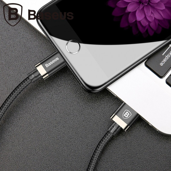 Кабель Baseus USB 3.0 - Lightning - 1,5м. (черный + золотой)