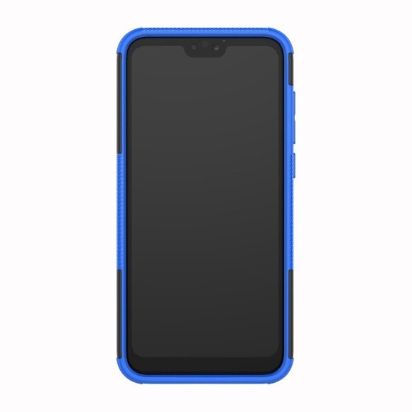 Чехол Hybrid Armor для Huawei Honor 9i / Honor 9N (черный + голубой)