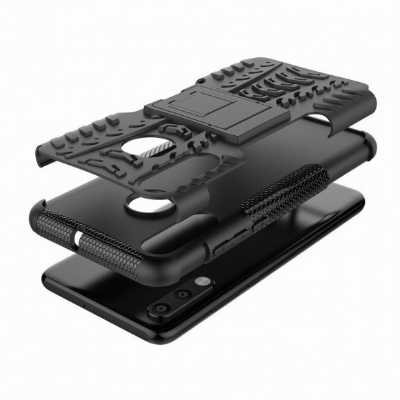 Чехол Hybrid Armor для Huawei P30 Lite / Huawei nova 4e / Honor 20S (MAR-LX1H) (черный) Чехол Hybrid Armor для Huawei P30 Lite / Huawei nova 4e / Honor 20S (MAR-LX1H) (черный)