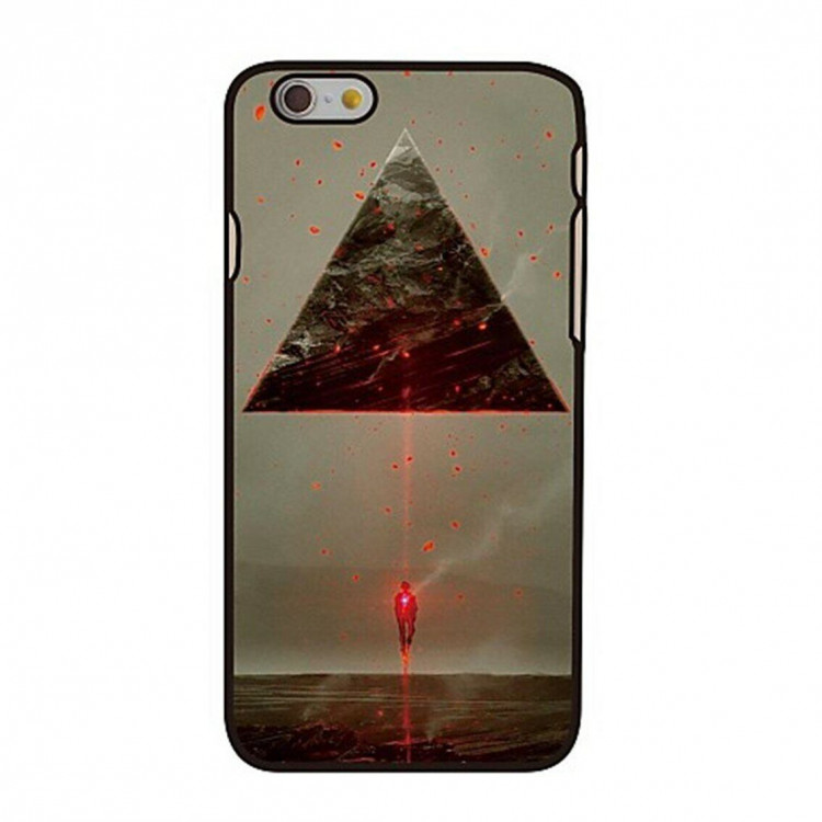 Дизайнерский чехол для iPhone 6 (Triangle and Person)