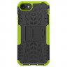 Чехол Hybrid Armor для iPhone 8 / iPhone 7 / iPhone SE (2020) / iPhone SE (2022) (черный + зеленый)