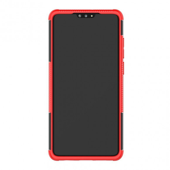 Чехол Hybrid Armor для Huawei P30 (черный + красный)