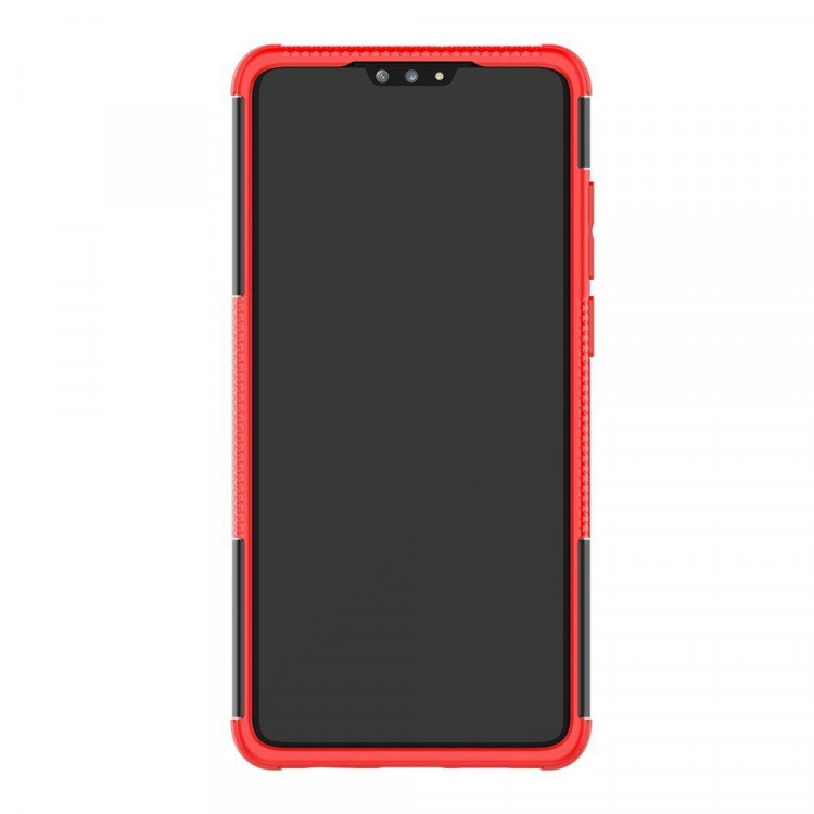 Чехол Hybrid Armor для Huawei P30 (черный + красный)