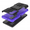 Чехол Hybrid Armor для Honor 30S (CDY-NX9A) (черный + фиолетовый)