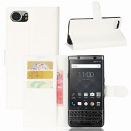 Чехол с визитницей для BlackBerry Keyone (белый)