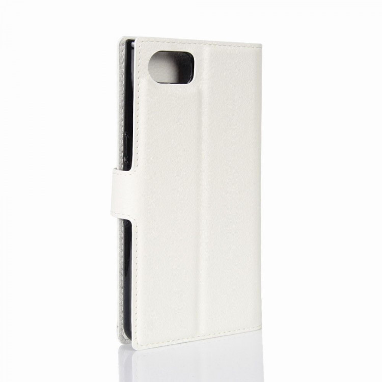 Чехол с визитницей для BlackBerry Keyone (белый)