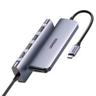UGREEN. USB-концентратор (хаб) 6 в 1 Type C, 3 x USB 3.0, HDMI, SD, TF (HDMI No PD Model 70410) UGREEN. USB-концентратор (хаб) 6 в 1 Type C, 3 x USB 3.0, HDMI, SD, TF (HDMI No PD Model 70410)