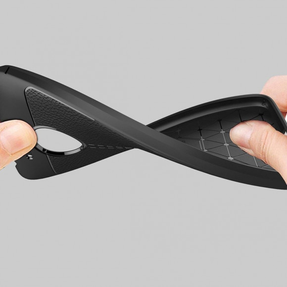 Чехол-накладка Litchi Grain для Motorola Moto G5 (красный)