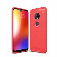 Чехол-накладка Carbon Fibre для Motorola Moto G7 (красный) Чехол-накладка Carbon Fibre для Motorola Moto G7 (красный)