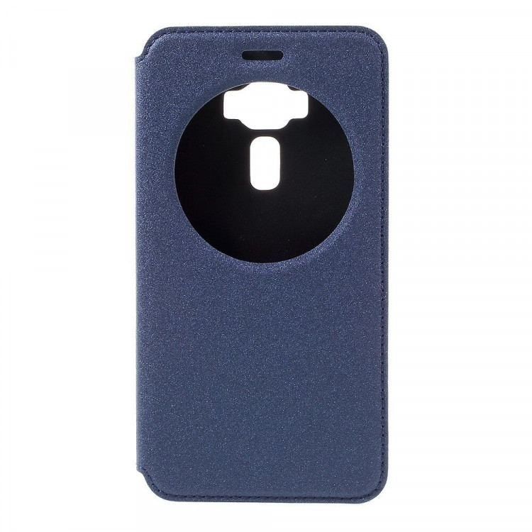 Чехол с окном для ASUS Zenfone 3 ZE552KL  (синий)