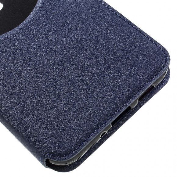 Чехол с окном для ASUS Zenfone 3 ZE552KL  (синий)