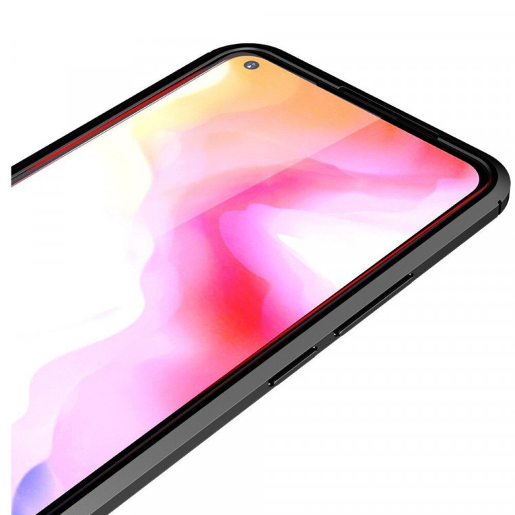 Чехол-накладка Litchi Grain для Vivo Y30 / Vivo Y50 (черный)