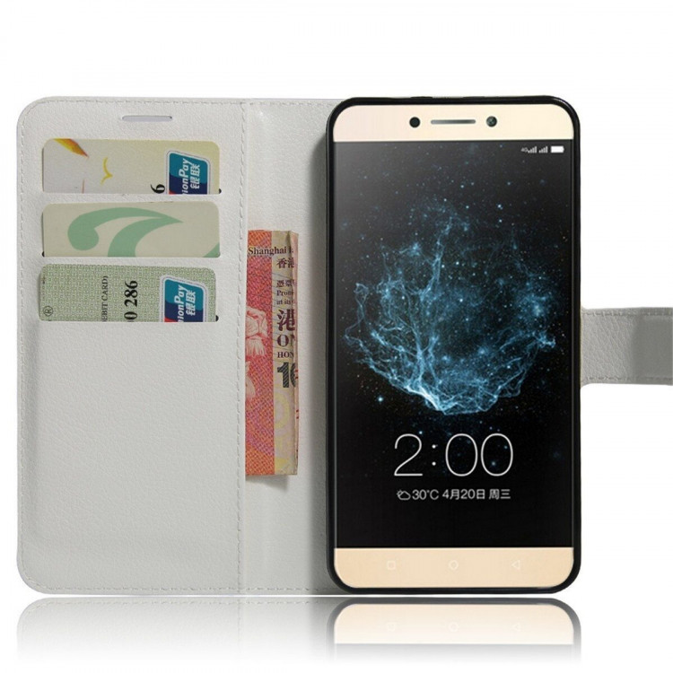 Чехол с визитницей для LeEco Le Max2 (белый)