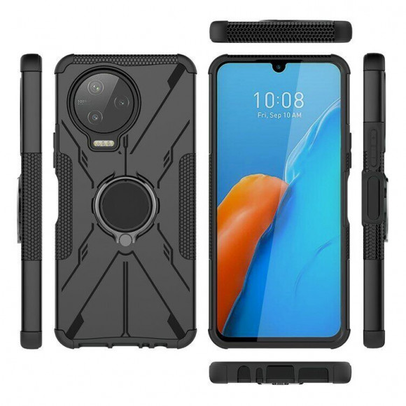 Чехол Armor Shockproof Ring Holder для Infinix NOTE 12 PRO (черный) Чехол Armor Shockproof Ring Holder для Infinix NOTE 12 PRO (черный)